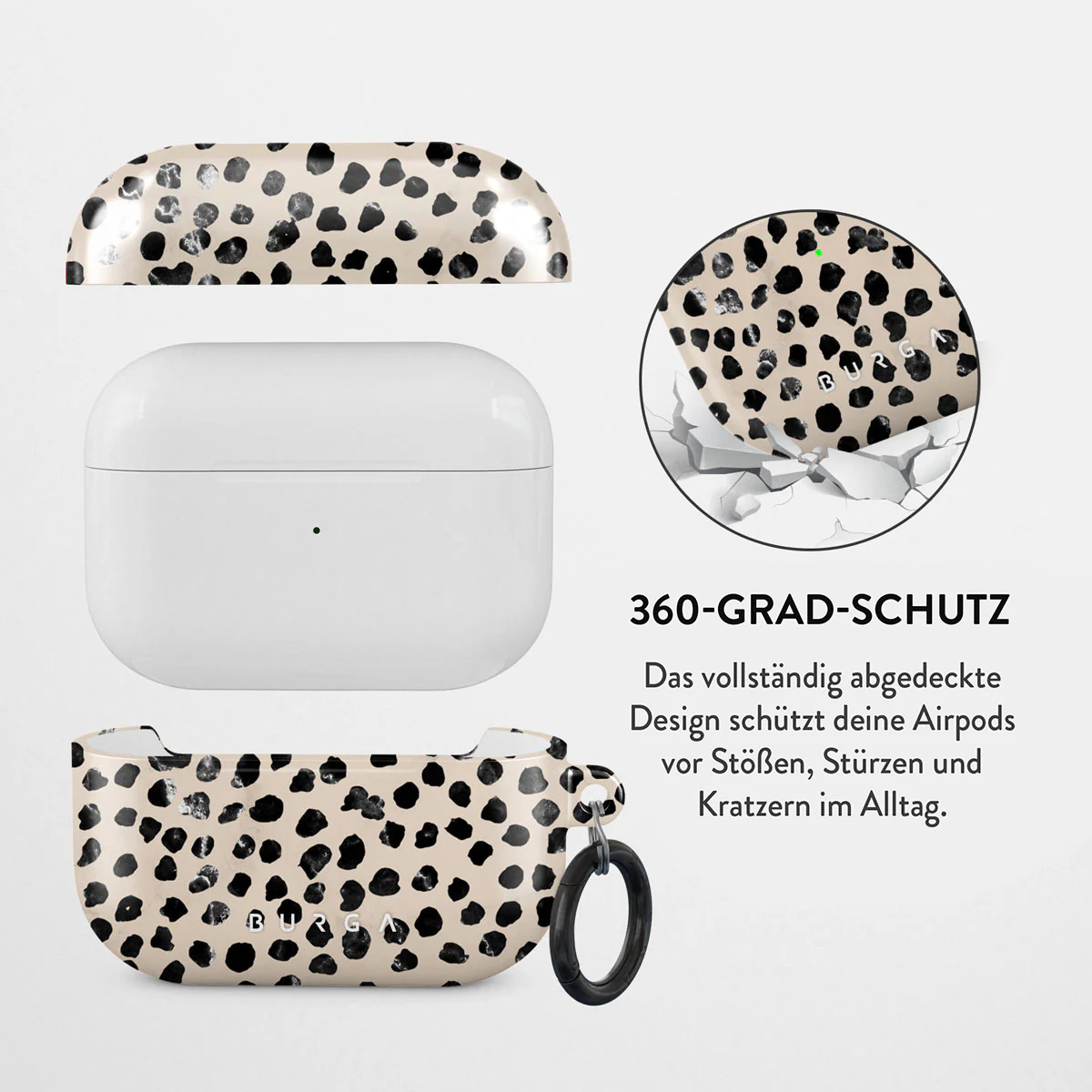 BURGA Airpod Case Almond Latte