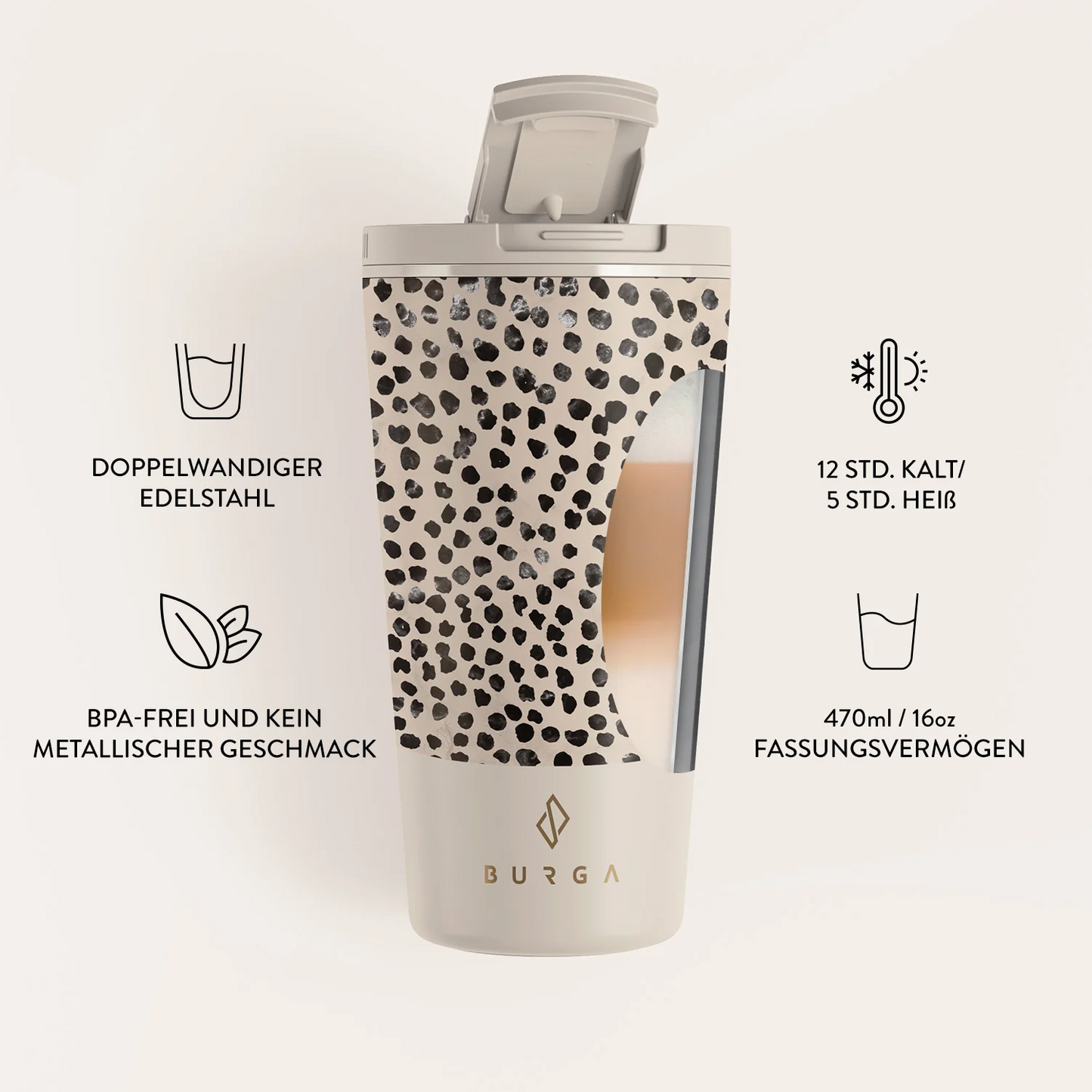 Travel Mug 500ml BURGA