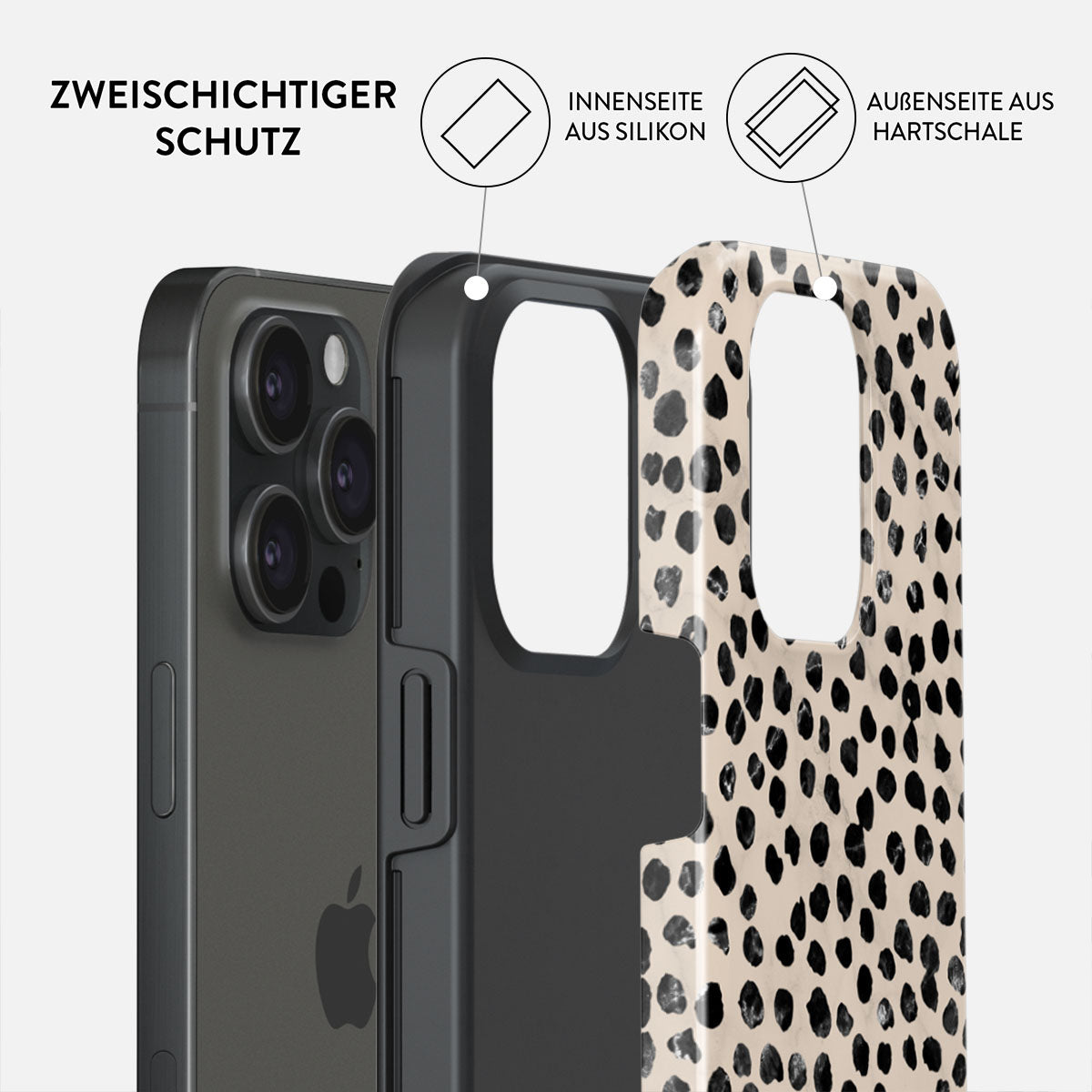 BURGA Tough Case Almond Latte inkl. MagSafe Funktion