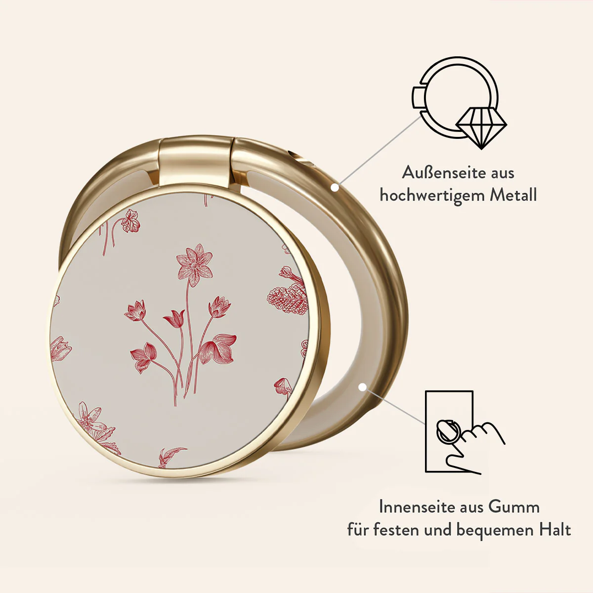 Ringholder gold BURGA
