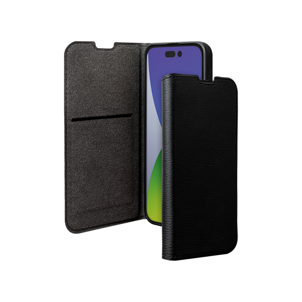 BIGBEN Wallet Folio Case Schwarz für iPhone 14 Pro