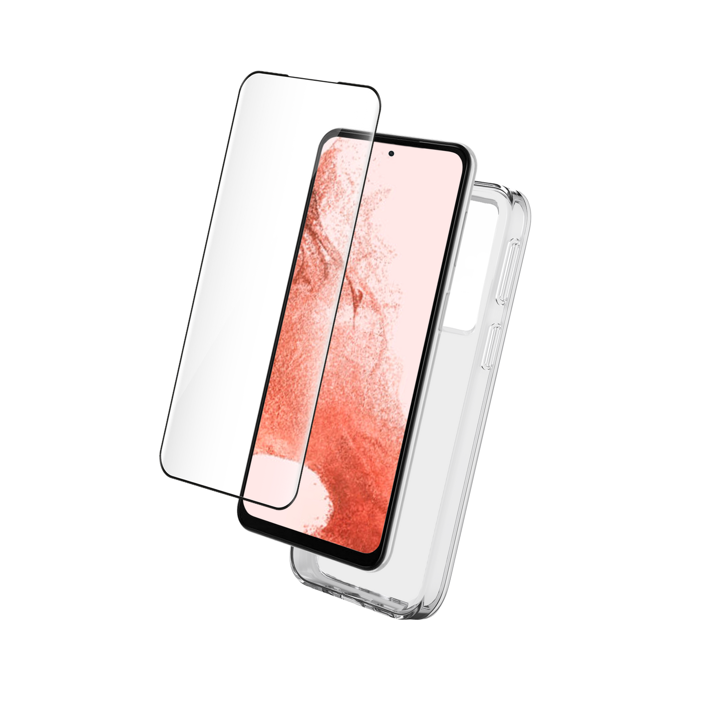 BIGBEN Pack: TPU Case + 2.5D Tempered Glass für Samsung Galaxy S23