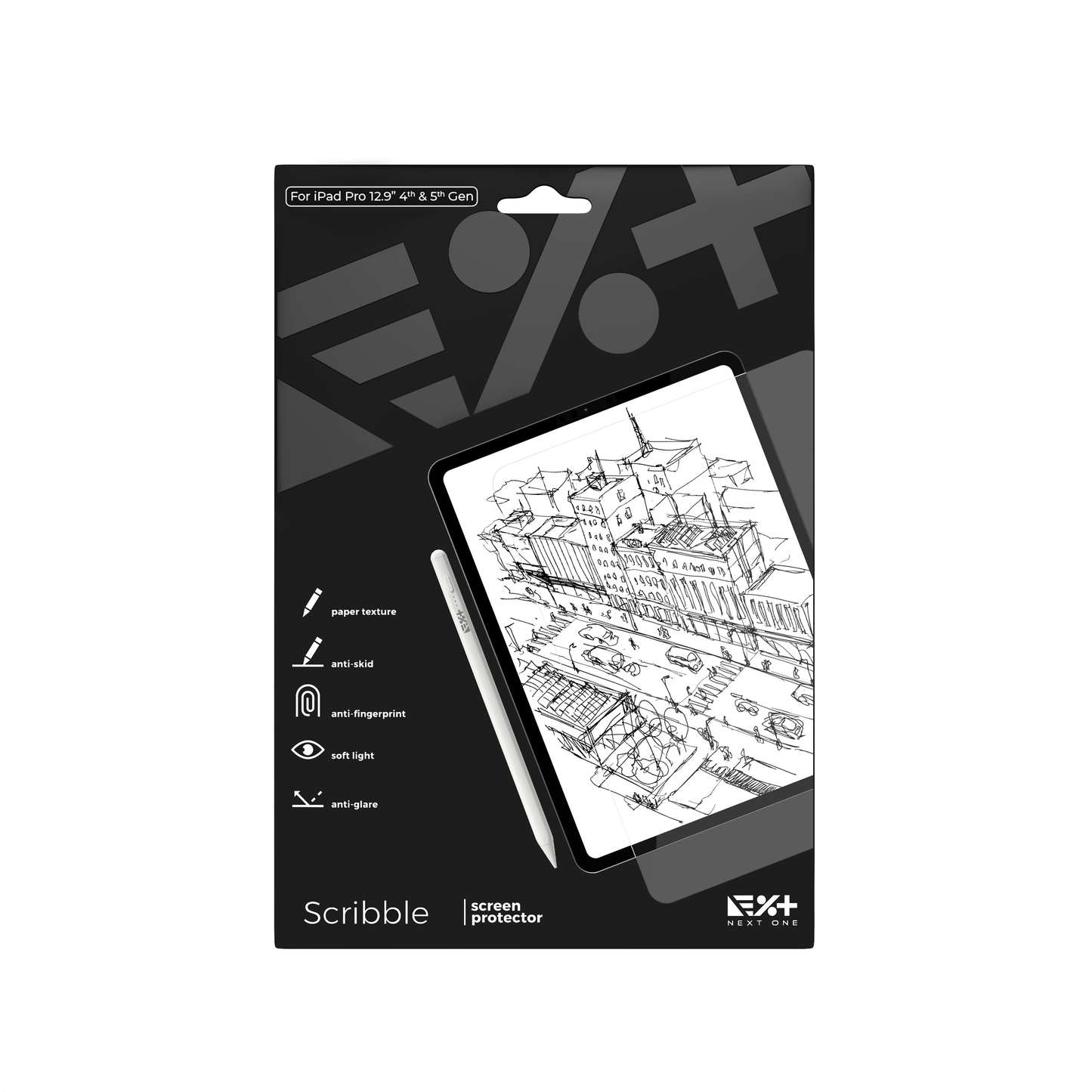 NEXT.ONE Scribble Paper Screen Protector - iPad Pro 12.9" (2022)