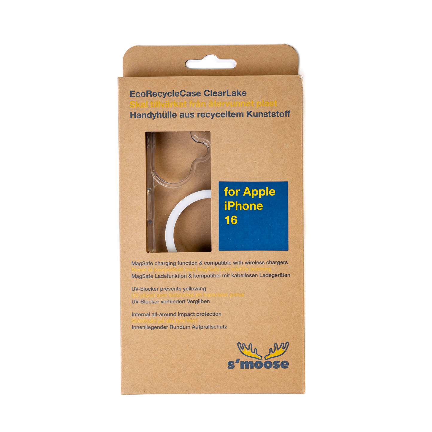 s'moose EcoRecycleCase MagSafe ClearLake