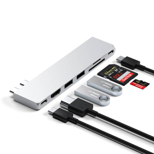 Satechi USB-C Pro Hub Slim Adapter silver