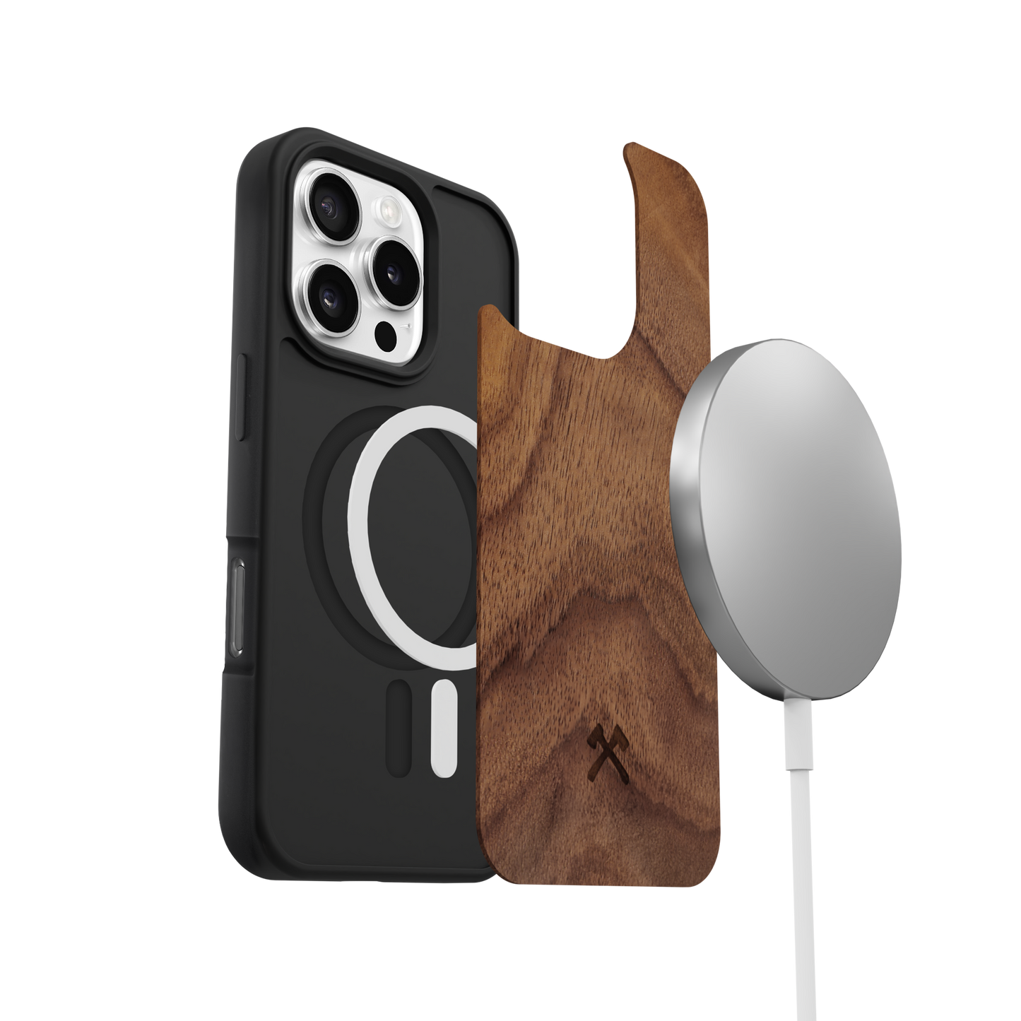 Woodcessories Bumper Wood Case MagSafe walnut