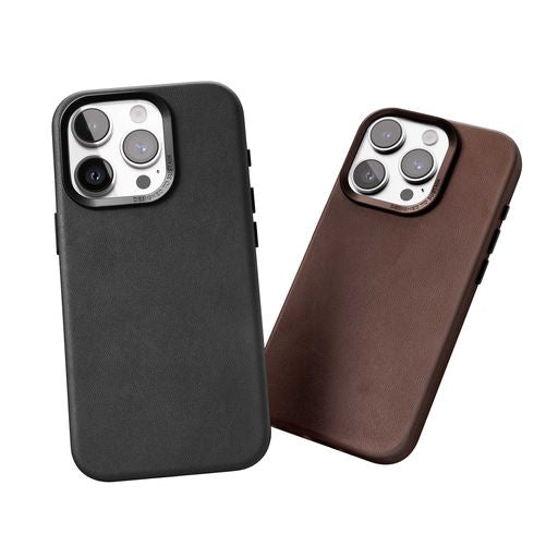 Woodcessories Bio Leather MagSafe Case für iPhone 15 ProMax