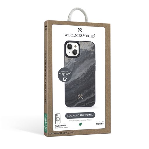Woodcessories Bumper Stone Case MagSafe für iPhone 15 Pro