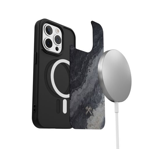 Woodcessories Bumper Stone Case MagSafe für iPhone 15 Pro