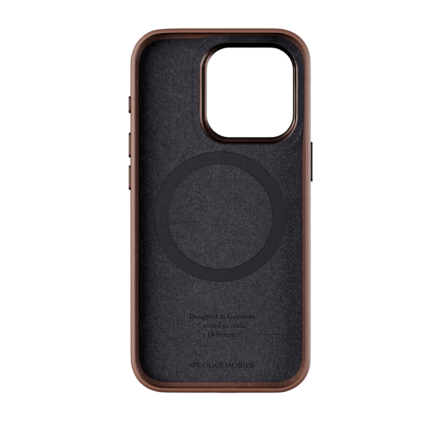 Woodcessories Bio Leather MagSafe Case brown