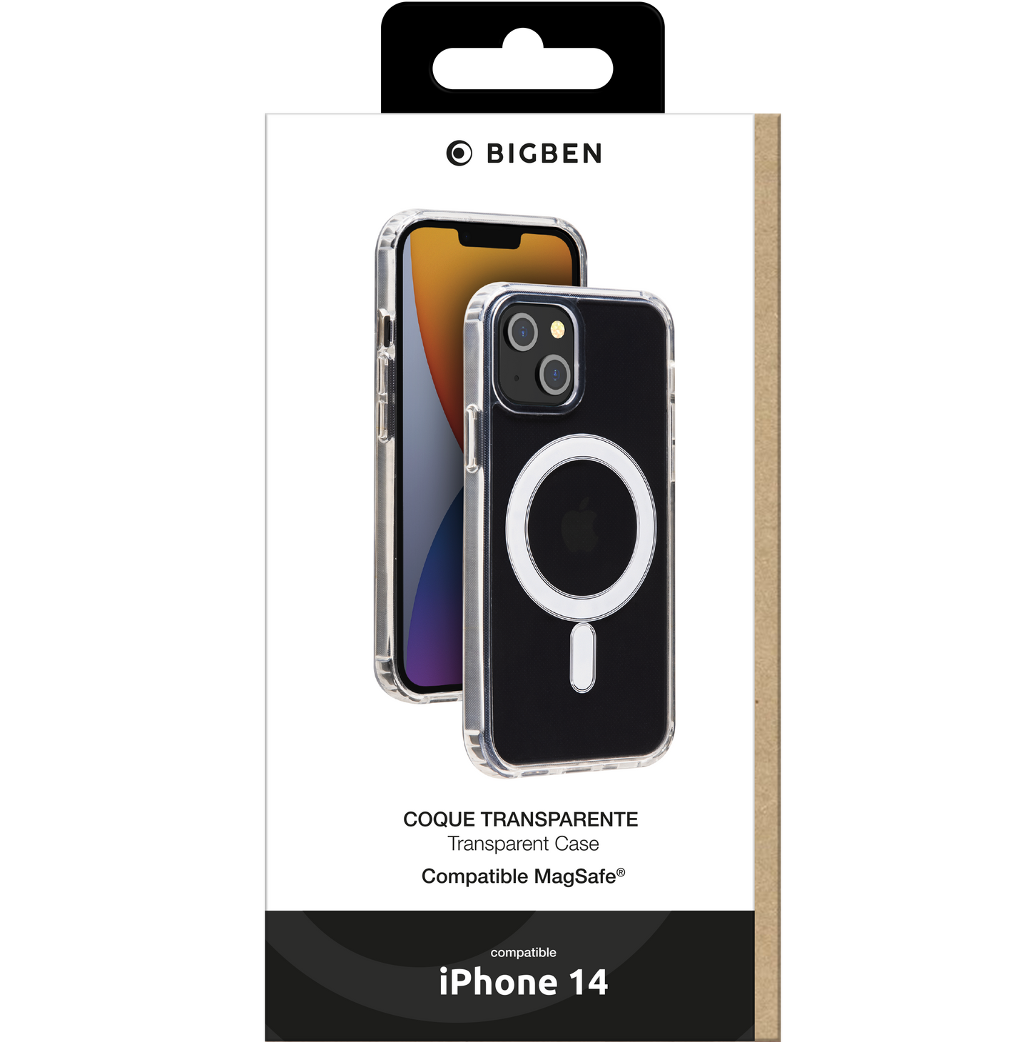 BIGBEN MagSafe Hybrid Cases transparent für iPhone 14