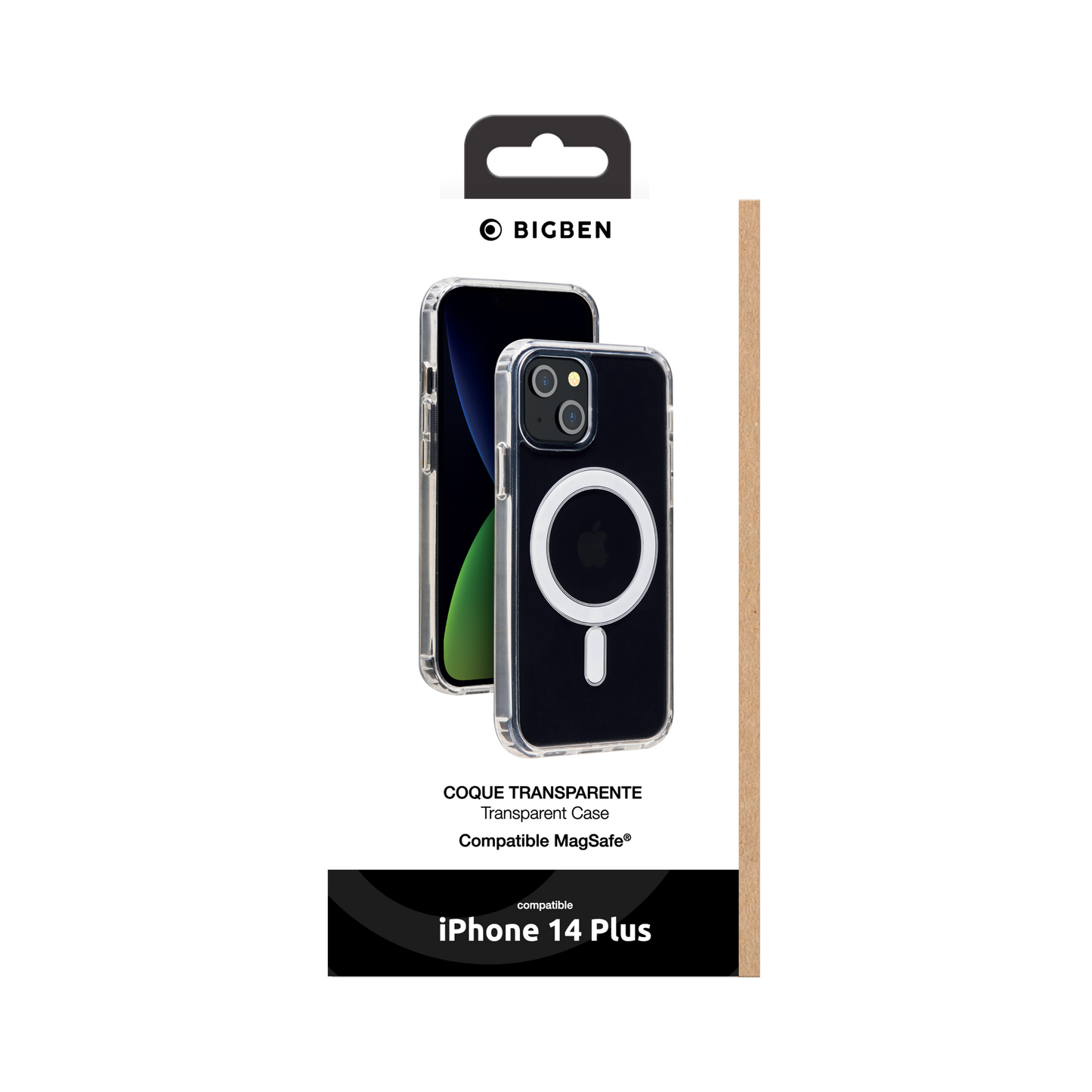 BIGBEN MagSafe Hybrid Cases transparent für iPhone 14 Plus