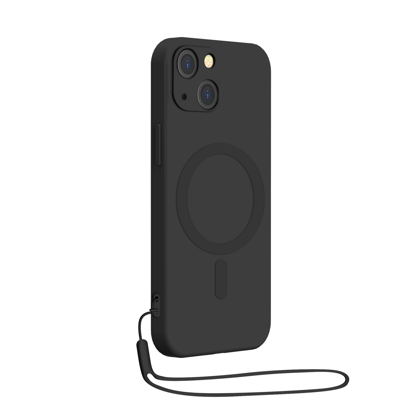 BIGBEN MagSafe Soft Flex Case Schwarz für iPhone 14 Plus