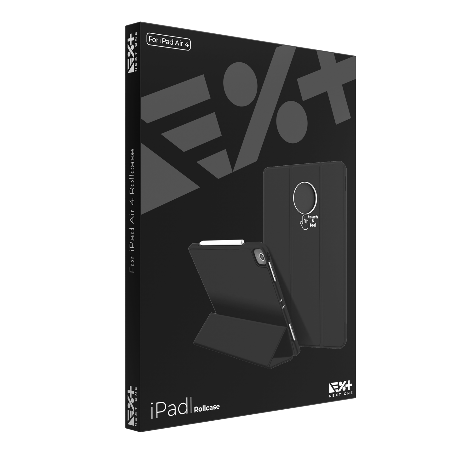NEXT.ONE Roll case für iPad Air 10,9" - Schwarz