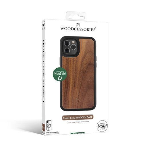 Woodcessories Bumper Wood Case walnut MagSafe für iPhone 12 Pro Max