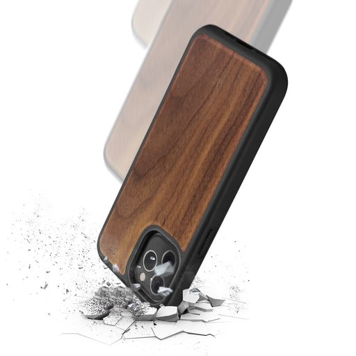 Woodcessories Bumper Wood Case walnut MagSafe für iPhone 12 Pro Max