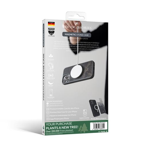 Woodcessories Bumper Stone Case MagSafe für iPhone 13 Pro Max