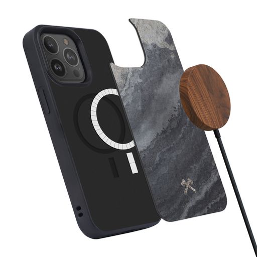 Woodcessories Bumper Stone Case MagSafe für iPhone 13 Pro Max