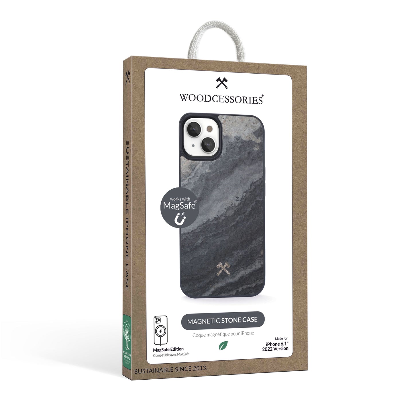 Woodcessories Bumper Stone Case MagSafe für iPhone 13 / 14