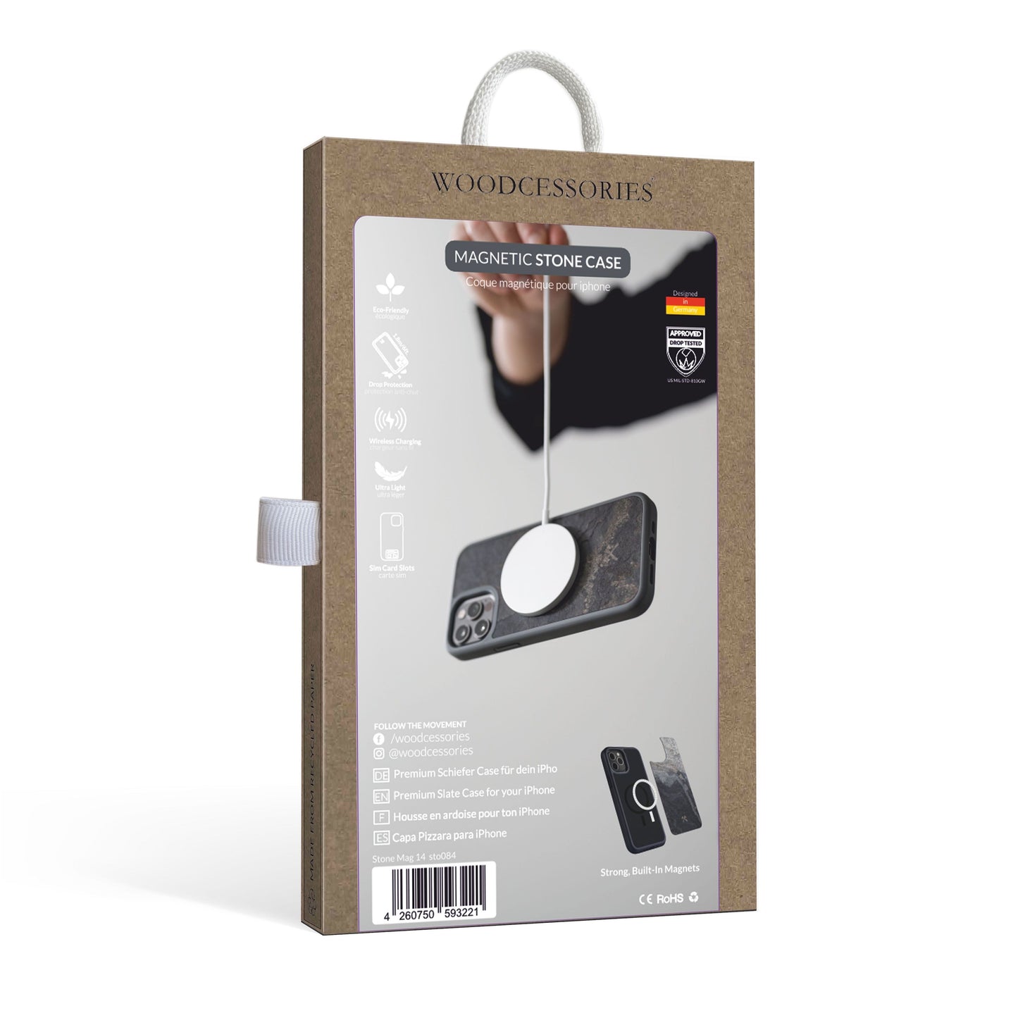 Woodcessories Bumper Stone Case MagSafe für iPhone 13 / 14