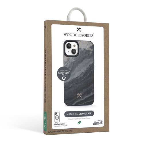 Woodcessories Bumper Stone Case MagSafe für iPhone 14 Pro Max