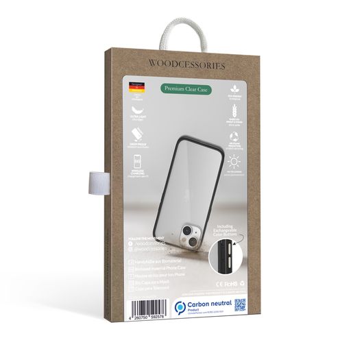 Woodcessories Clear Case für iPhone 14 Pro Max