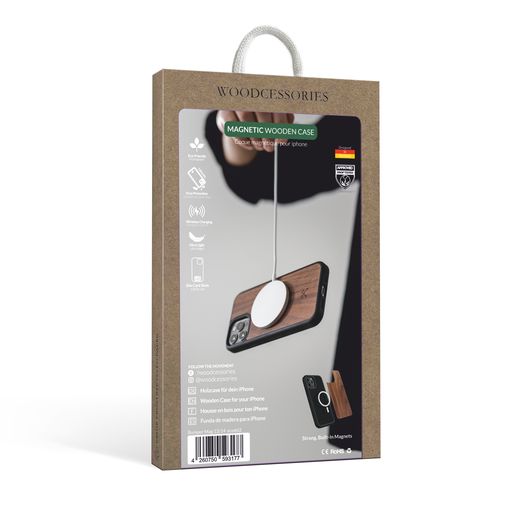 Woodcessories Bumper Wood Case walnut MagSafe für iPhone 14 Plus