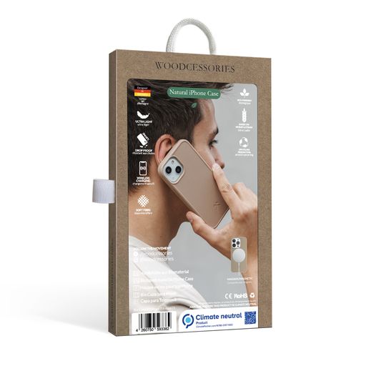 Woodcessories Bio Case Antimicrobial MagSafe für iPhone 14 Pro