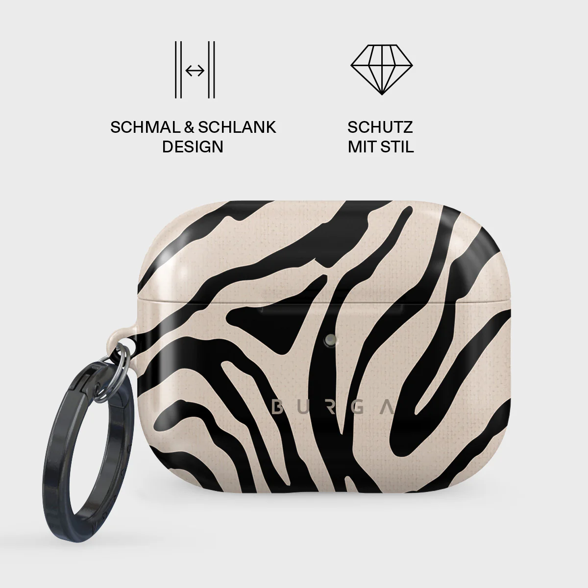 BURGA Airpod Case Imperial Zebra