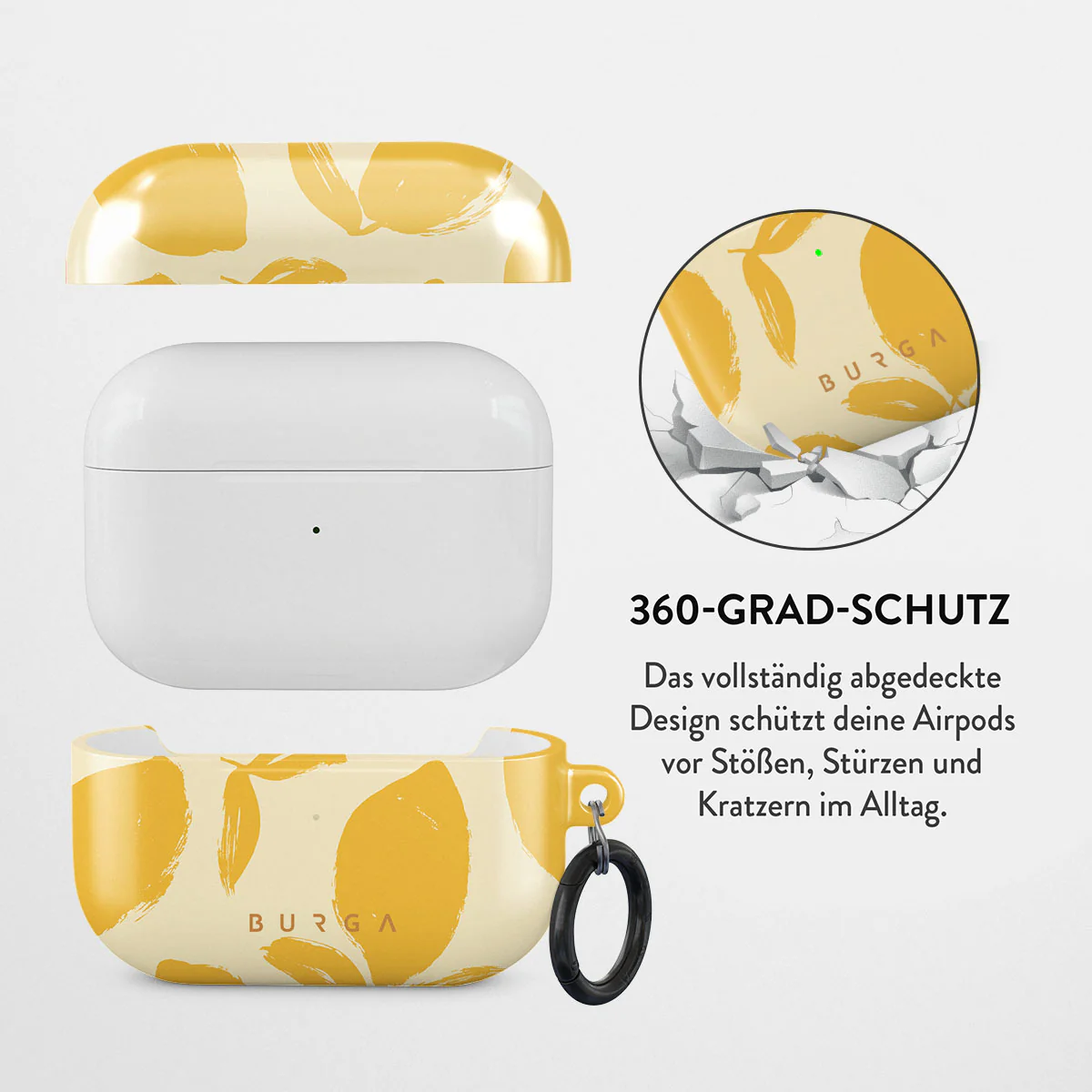 BURGA Airpod Case Lemon Tart