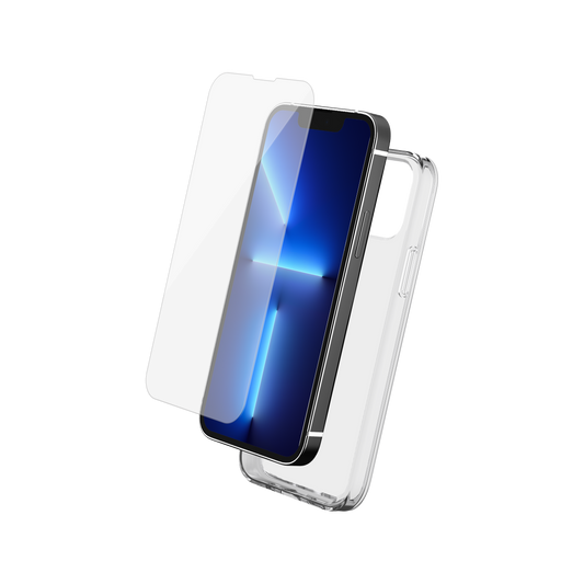 BIGBEN Pack: TPU Case + 2.5D Tempered Glass für iPhone 13 ProMax