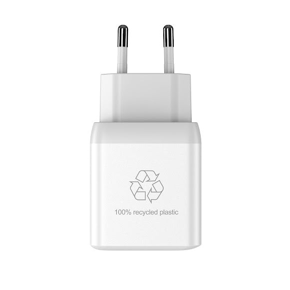 UPSTRÖM Cirkulär GaN-Tech 35W Duo Charger USB-C/-C