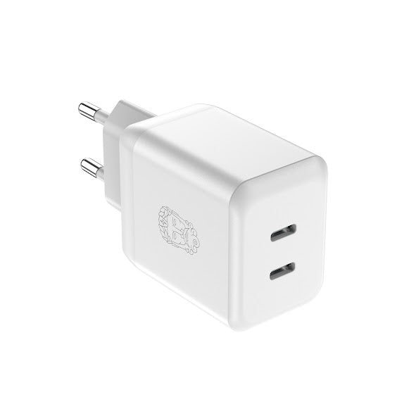 UPSTRÖM Cirkulär GaN-Tech 35W Duo Charger USB-C/-C