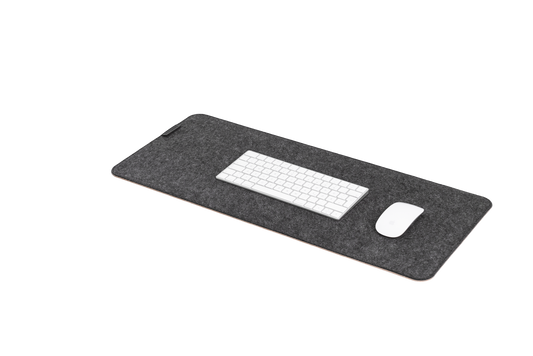 Woodcessoires Desk Mat Filz - Schwarz - Gr. L