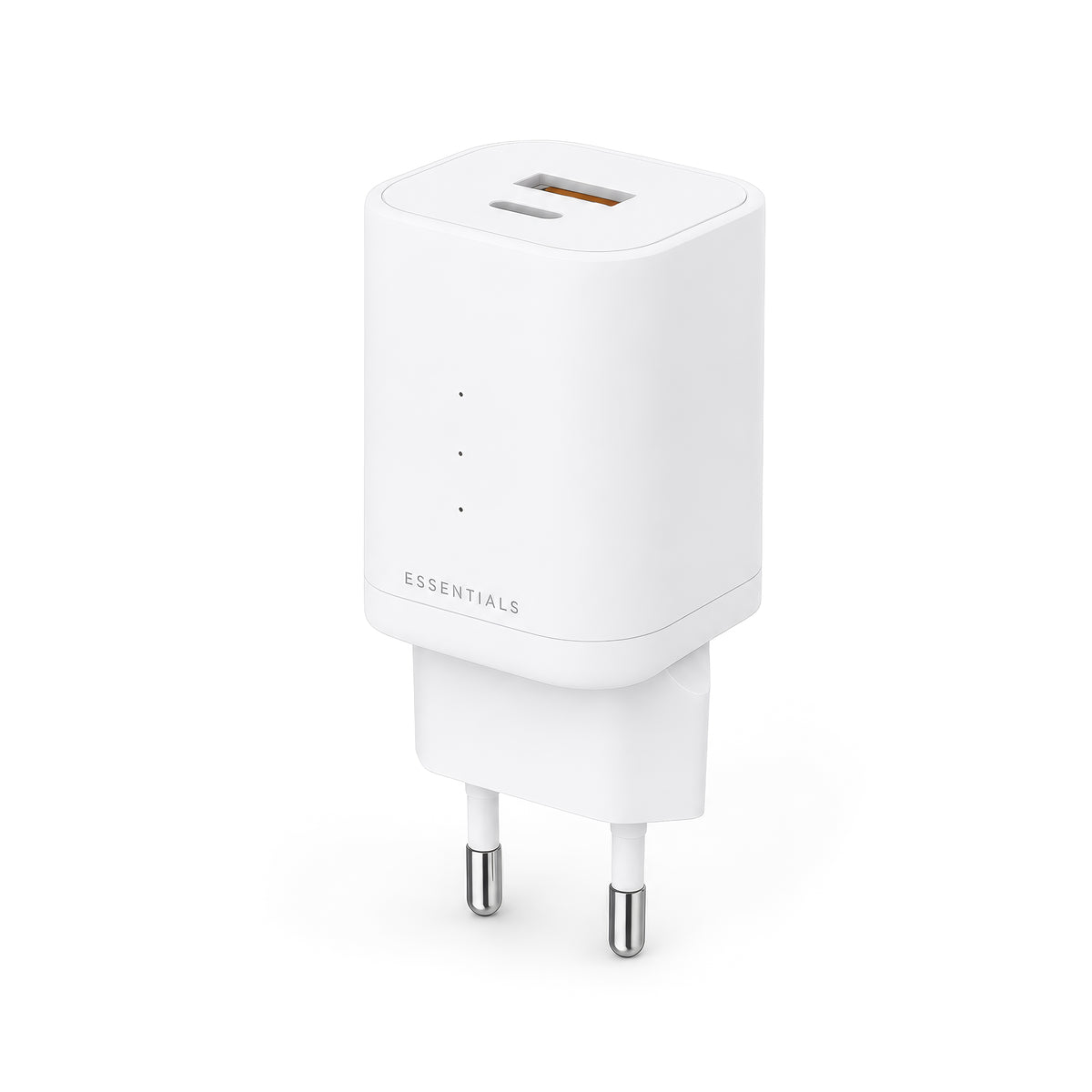 ËSSENTIALS 65-W-Dual-USB-C-GaN-Ladegerät | 2 Anschlüsse