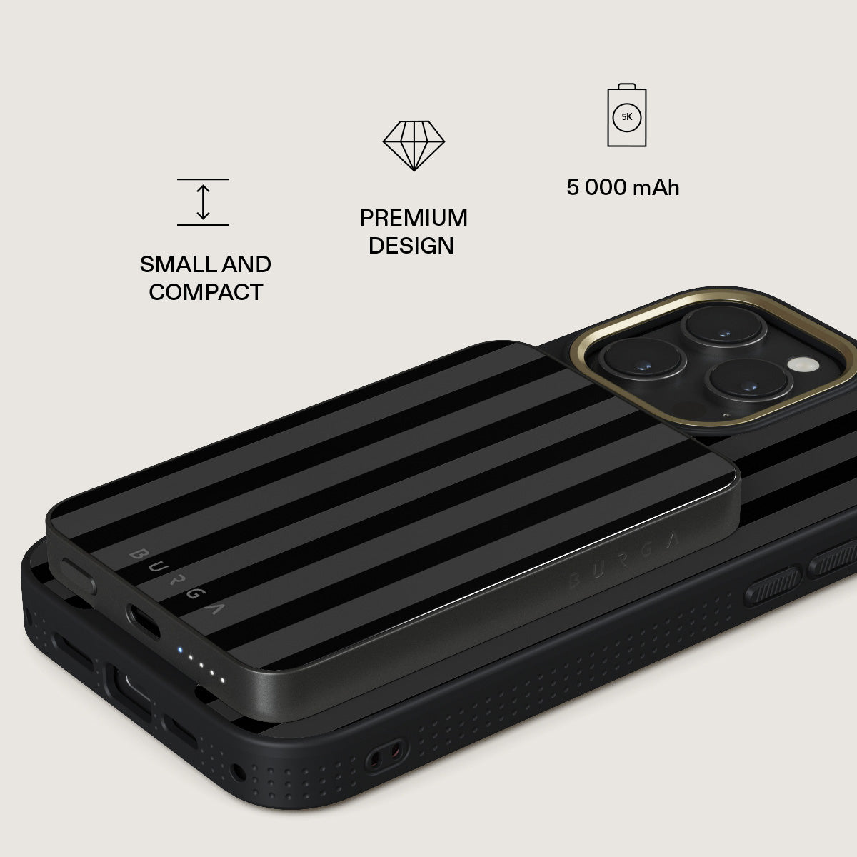 BURGA Magnetic Power Bank Nightfall