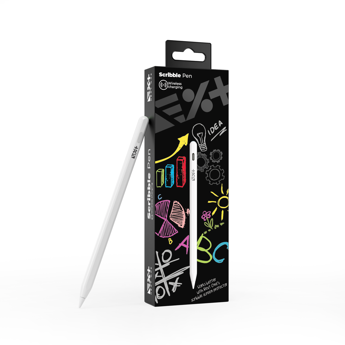 Next One iPad Pen Mag - White