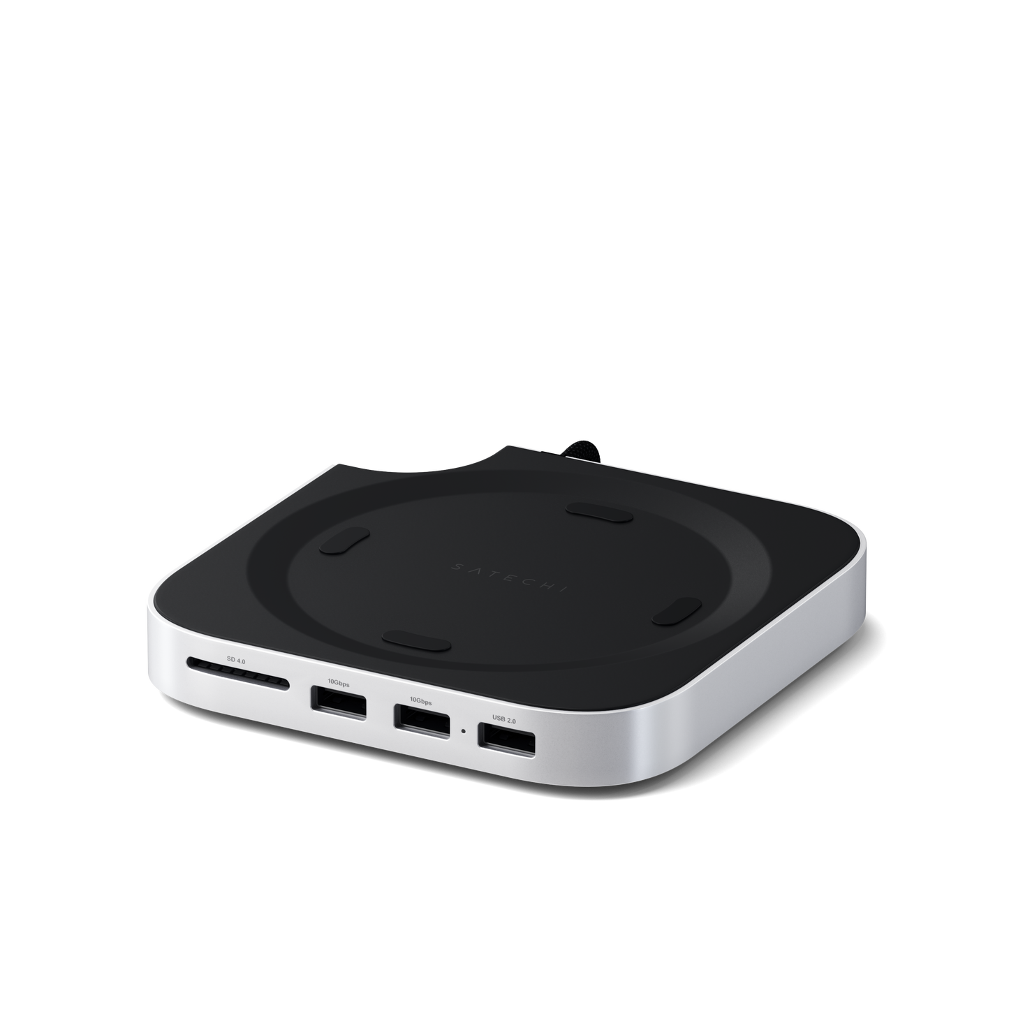 Satechi Stand Hub Mac Mini M4 with SSD Enclosure black & silver
