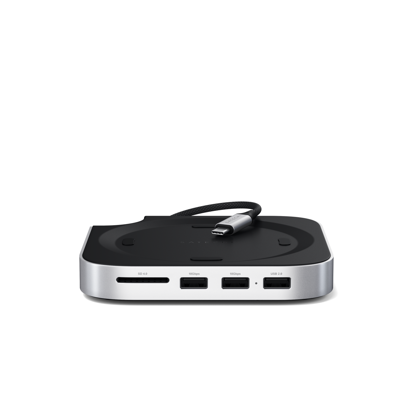 Satechi Stand Hub Mac Mini M4 with SSD Enclosure black & silver
