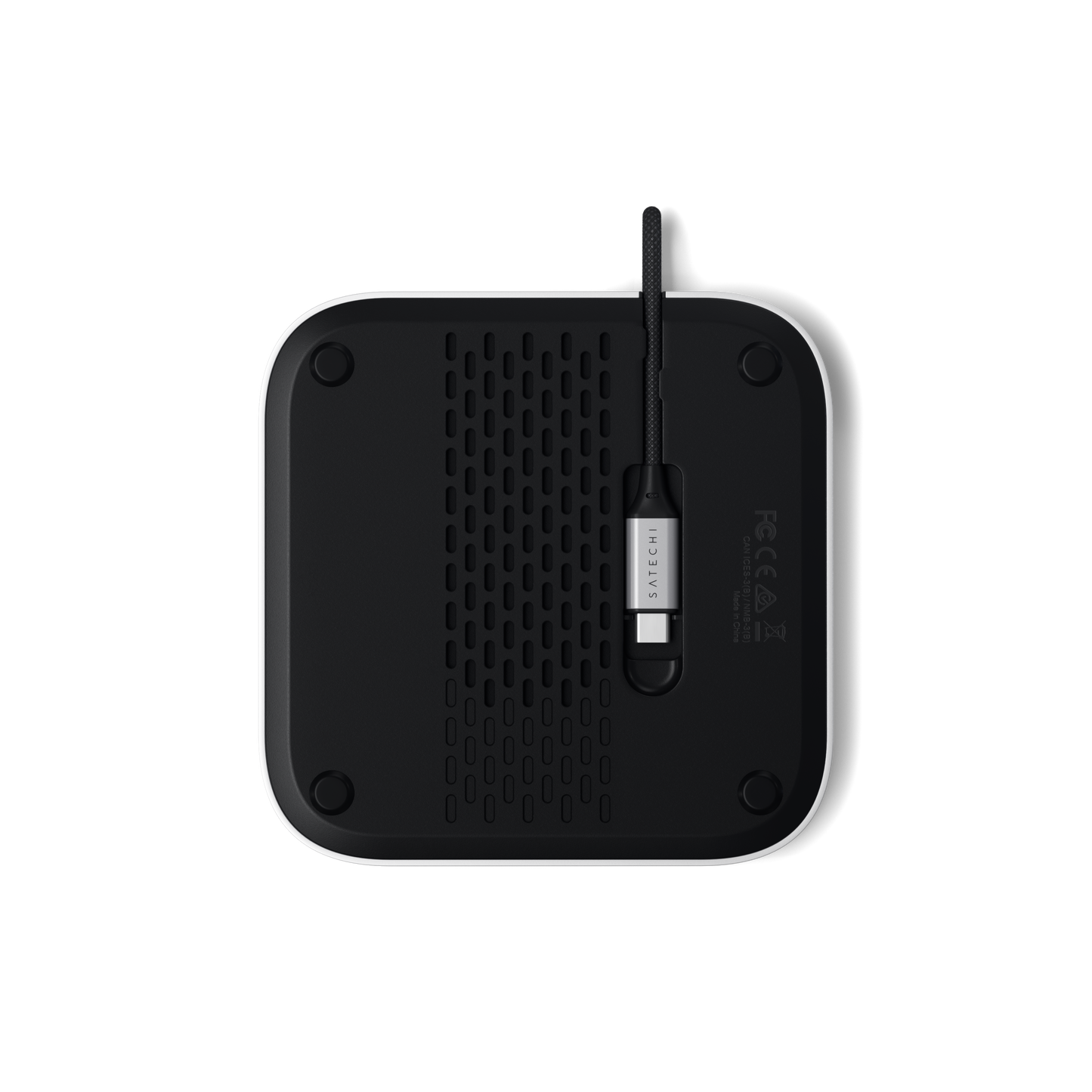 Satechi Stand Hub Mac Mini M4 with SSD Enclosure black & silver