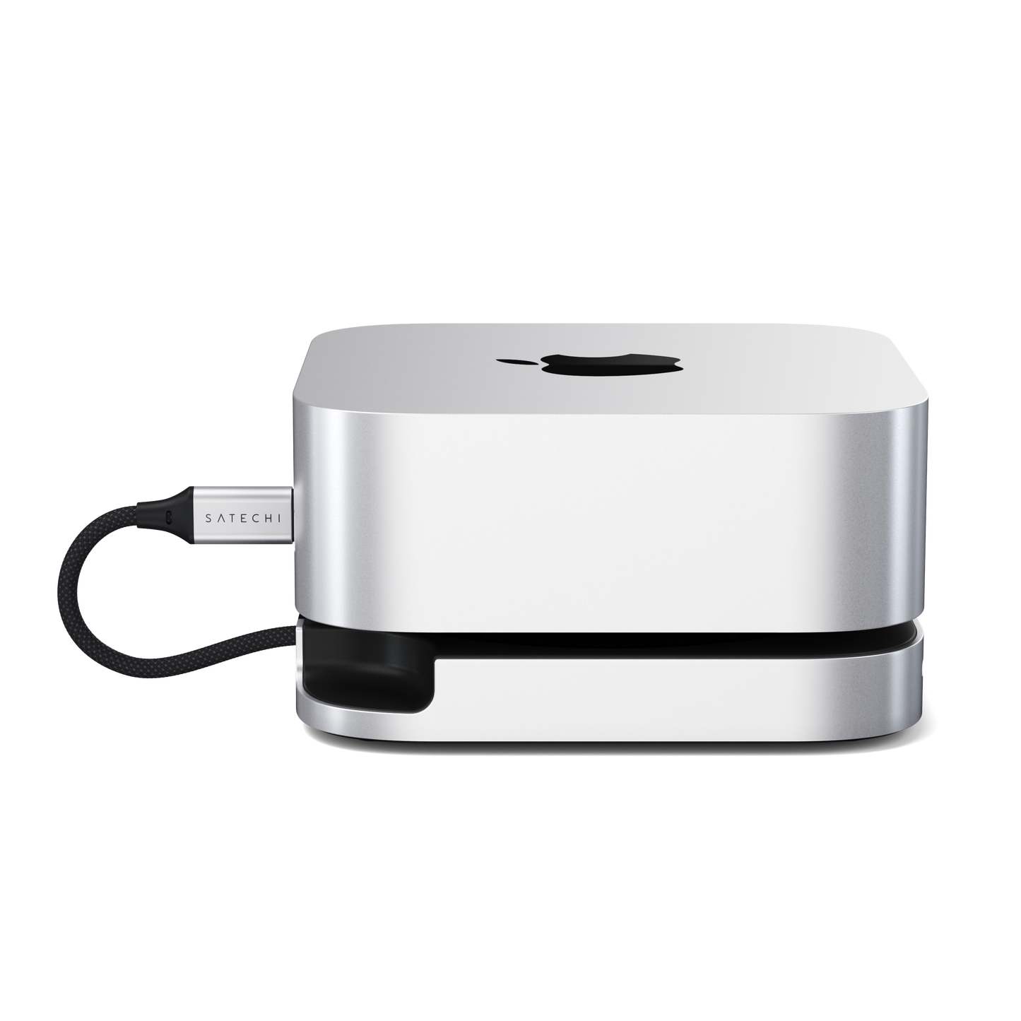 Satechi Stand Hub Mac Mini M4 with SSD Enclosure black & silver
