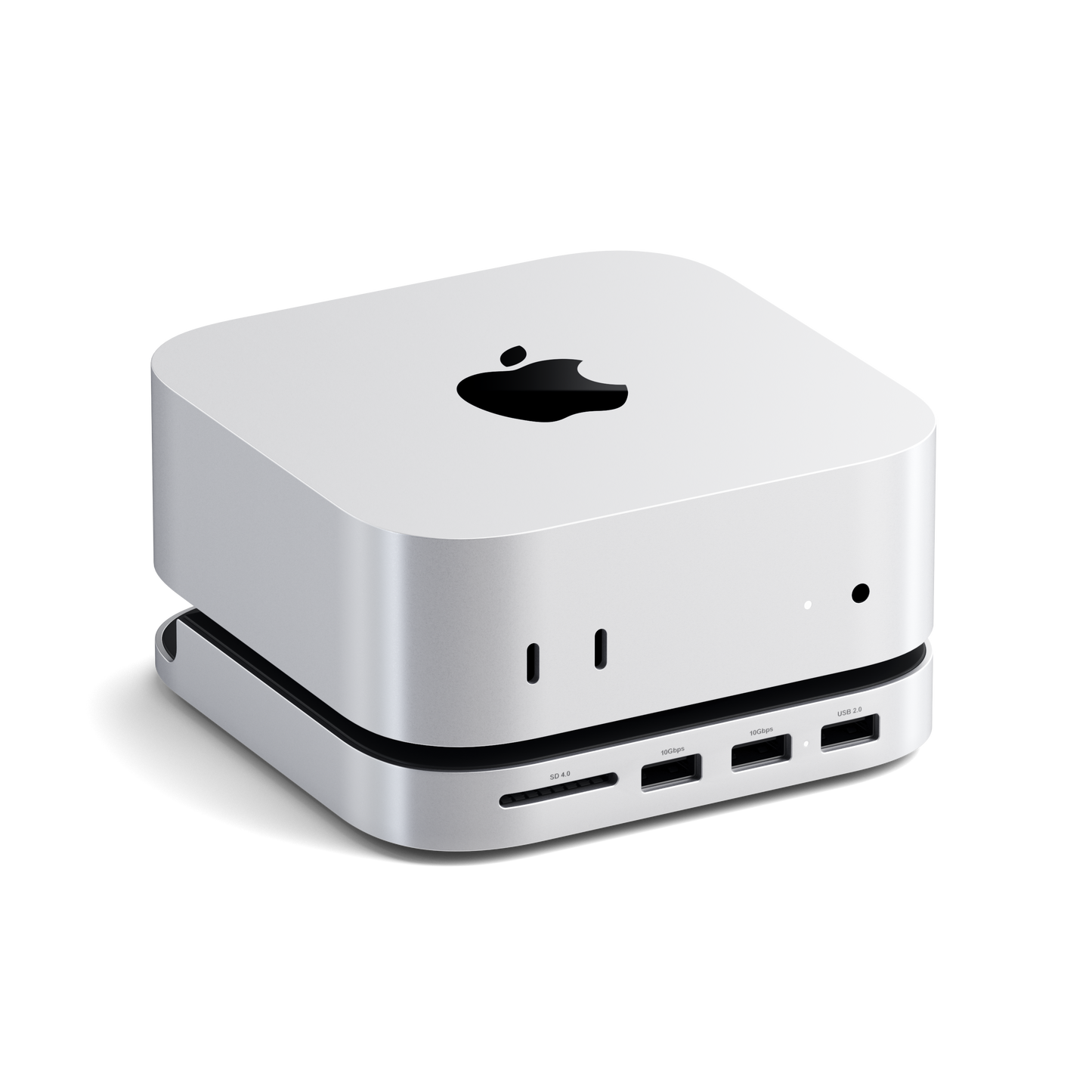 Satechi Stand Hub Mac Mini M4 with SSD Enclosure black & silver