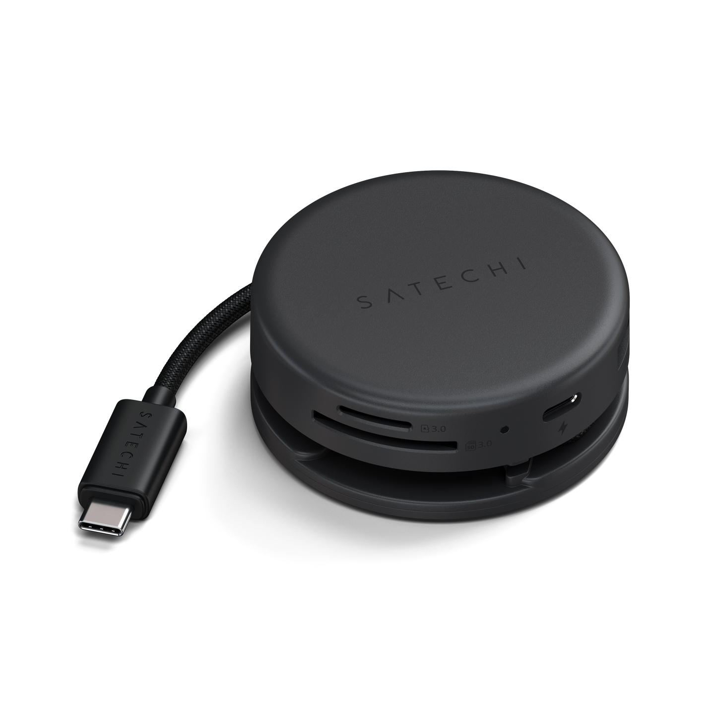 Satechi OntheGo 7-in-1 Multiport Adapter space black