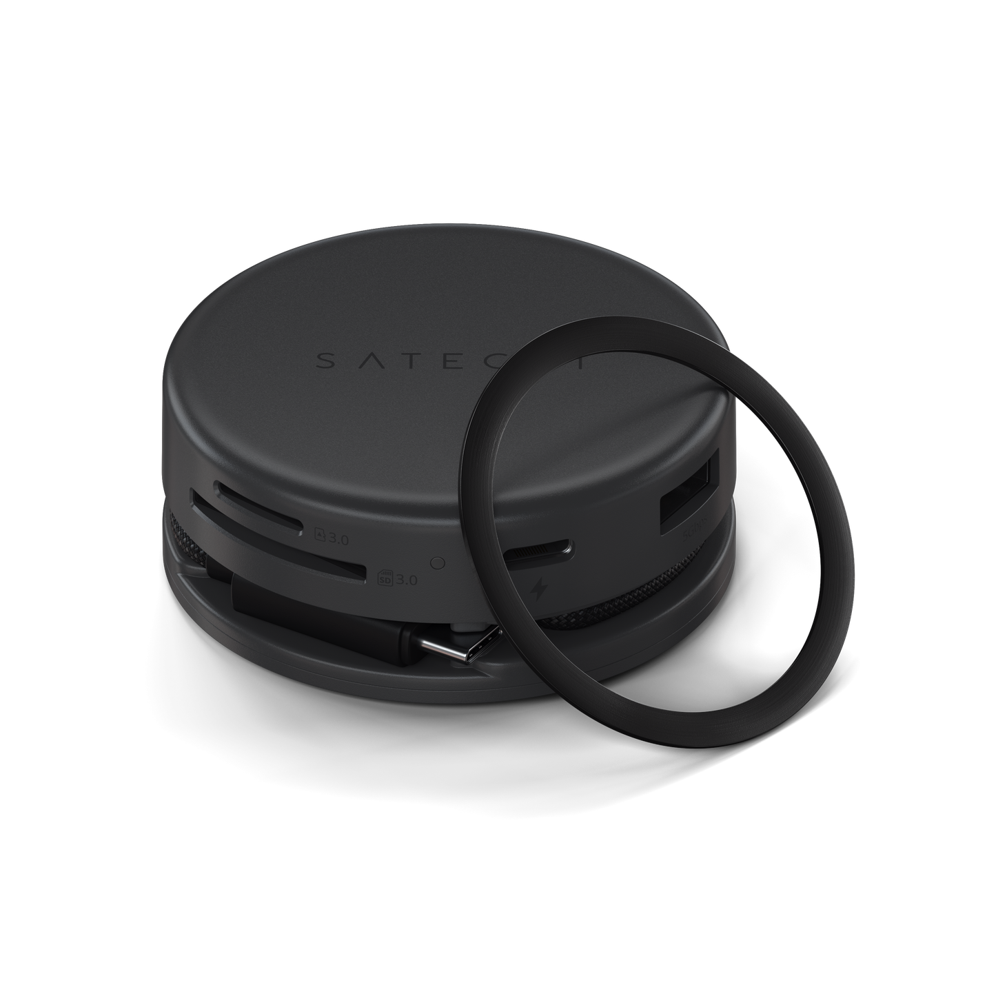 Satechi OntheGo 7-in-1 Multiport Adapter space black