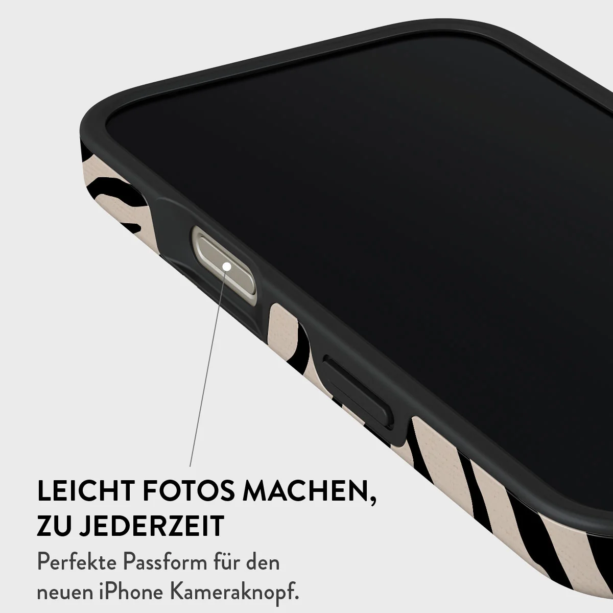 BURGA Tough MagSafe Case Imperial Zebra