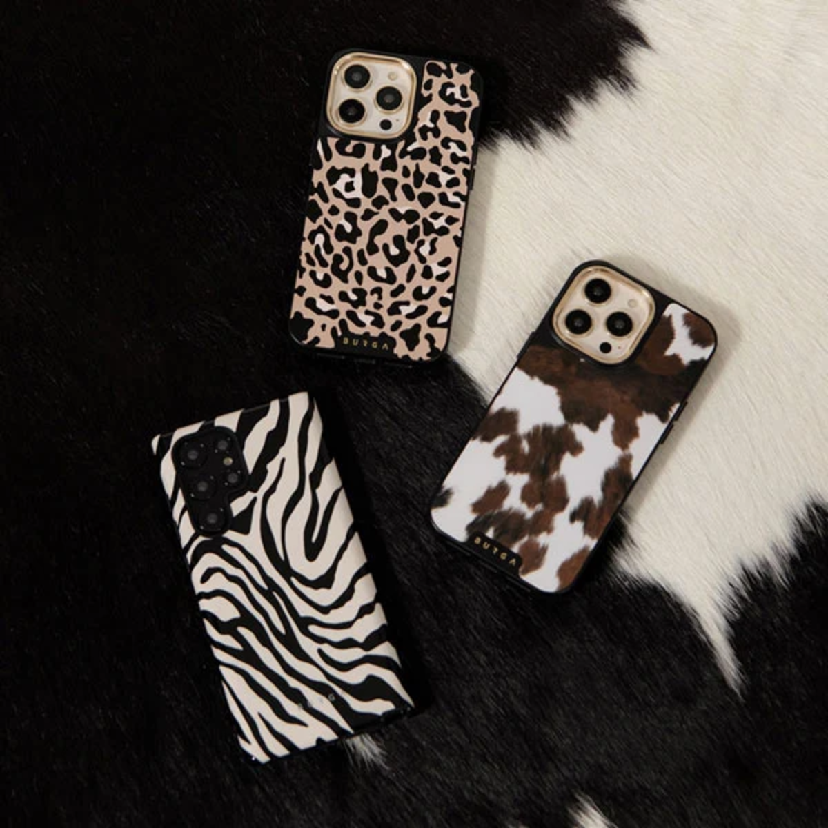 BURGA Tough MagSafe Case Imperial Zebra