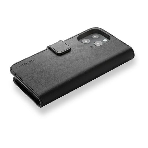 Decoded Leather Detachable Wallet für iPhone 13 Pro Max Black