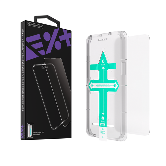NEXT.ONE iPhone Tempered 2.5D Schutzglas mit Anbringhilfe - iPhone 14 Plus