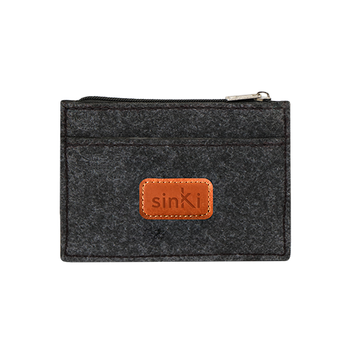Sinki Eco-Filz BusinessCard Holder & Wallet Antrazit