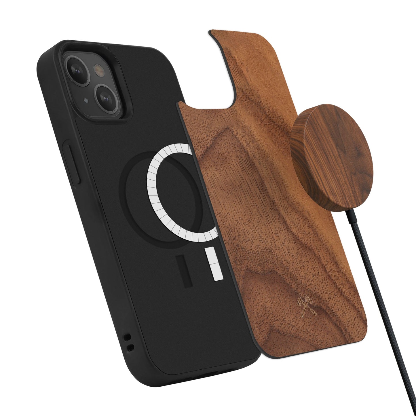 Woodcessories Bumper Wood Case walnut MagSafe für iPhone 13 / 14